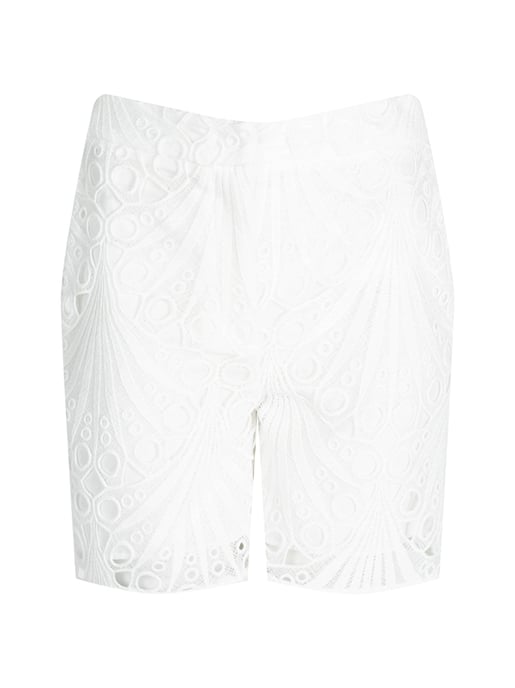 Pinko Shorts Adulare Mujer Blanco - Image 1