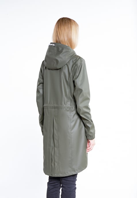 Schmuddelwedda raincoat women olive - Image 4
