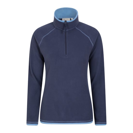 Mountain Warehouse Womens/Ladies Montana Half Zip Fleece Top (Navy) - Image 1