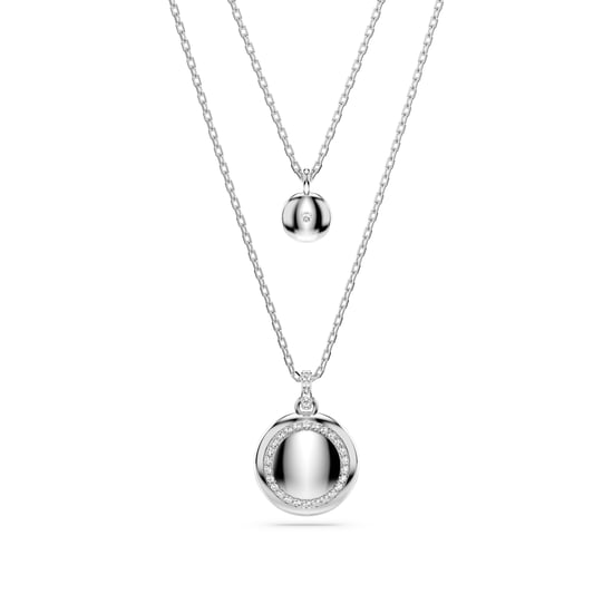 Swarovski 'Meteora' Women's Base Metal Necklace - Silver 5684244 - Image 6