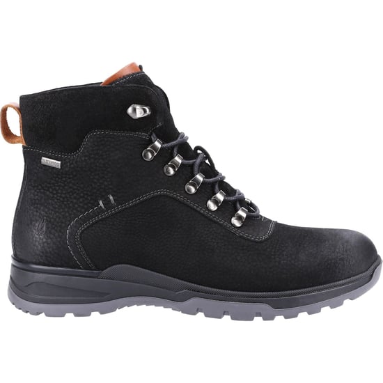 Hush Puppies Paul Leather Men's Black Nubuck Boots - Image 4