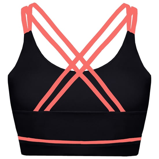 Sujetador deportivo negro para mujer Valerie de BoxRaw - Image 2