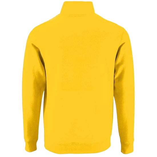 SOLS Mens Stan Zip Standing Collar Jumper (Gold) - Image 2