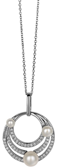 Orphelia Women's 925 Sterling Silver Chain with Pendant - Silver ZH-4794 - Image 1