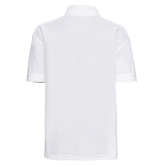 Russell Childrens/Kids Classic Polycotton Polo Shirt (White) - Image 2
