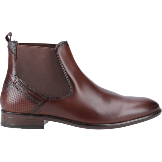 Pod Frank Leather/Textile Men's Cognac Boots - Image 5