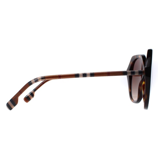 Burberry Round Womens Dark Havana Brown Gradient BE4375