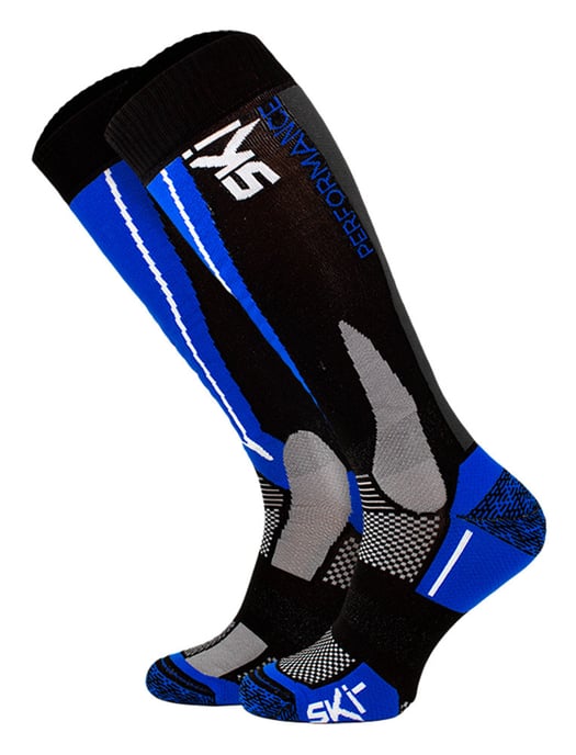 Calcetines Técnicos de Esquí | COMODO | Calcetines de Snowboard hasta la rodilla | Hombre y Mujer - Royal - Image 1