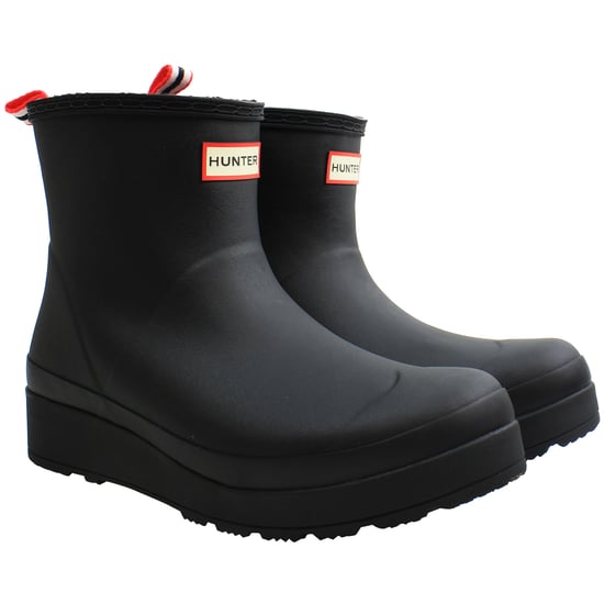 Pantalón corto de goma para mujer Hunter Play Shearling Insulated en negro - Image 1
