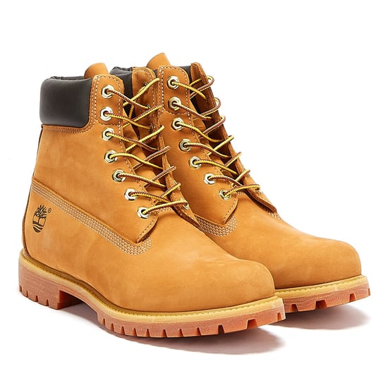 Botas Timberland para hombre de cuero nobuck premium de 6 pulgadas en color trigo - Image 1