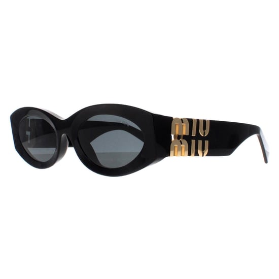 Miu Miu Oval Womens Black Dark Grey MU11WS