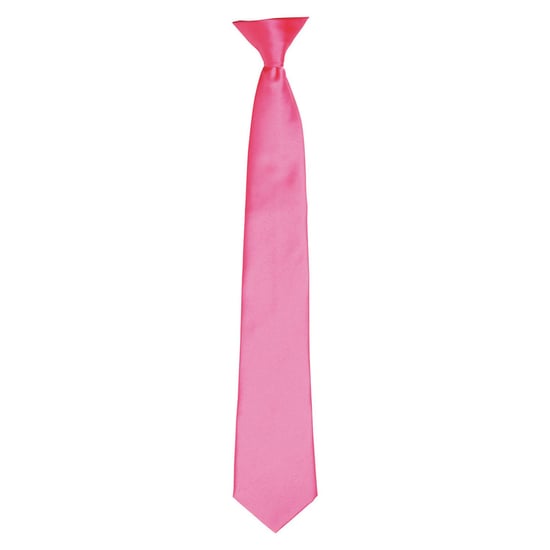 Premier Unisex Adult Satin Tie (Fuchsia) - Image 1