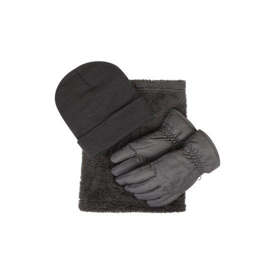 Mountain Warehouse Childrens/Kids Accessories Set (Pack of 3) (Charcoal)