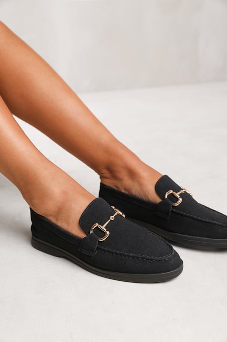 Wheres That From 'Aster' Wide Fit Slip On Loafer With Metal Detailing