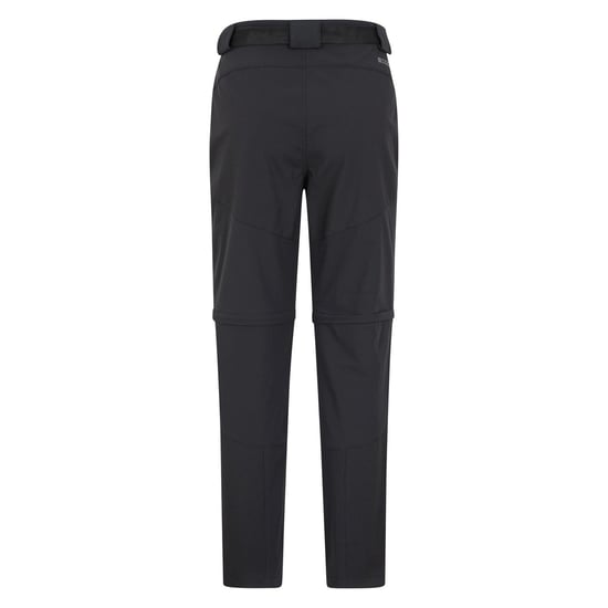 Mountain Warehouse Mens Forest Convertible Hiking Trousers (Black) - Image 2