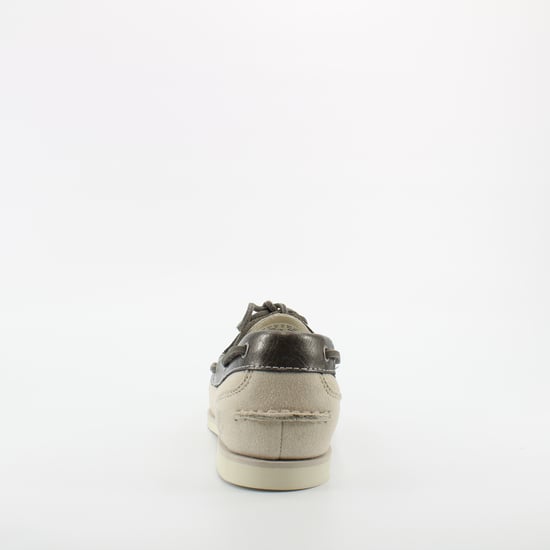 Timberland Classic Boatha Boats Beige Cuero para mujer Papas de encaje A1C2S - Image 2