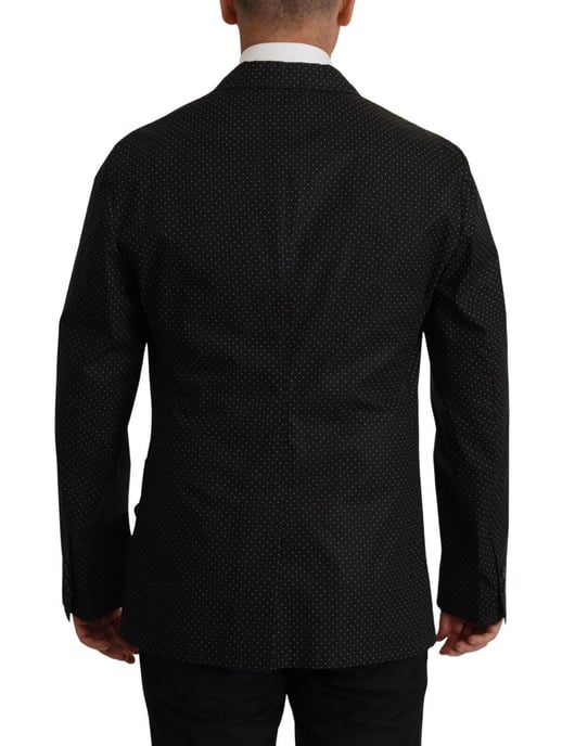Blazer de Algodón Negro con Lunares de Dolce & Gabbana para Hombre - Image 3