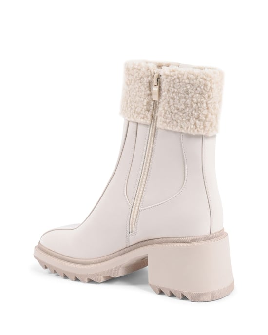 19V69 Italia Womens Ankle Boot Beige
