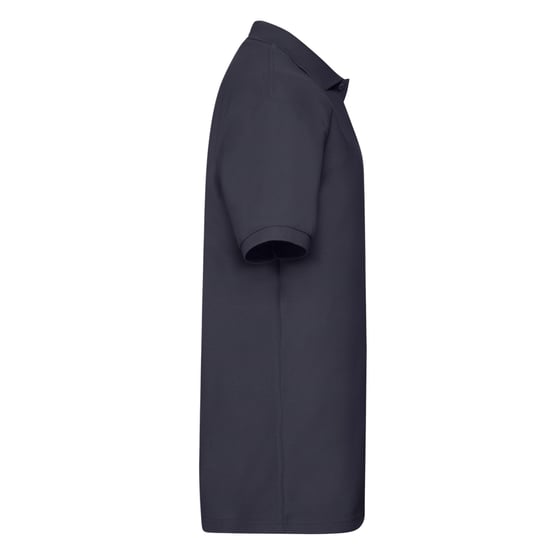 Fruit of the Loom Mens Polycotton Pique Heavy Polo Shirt (Deep Navy) - Image 3