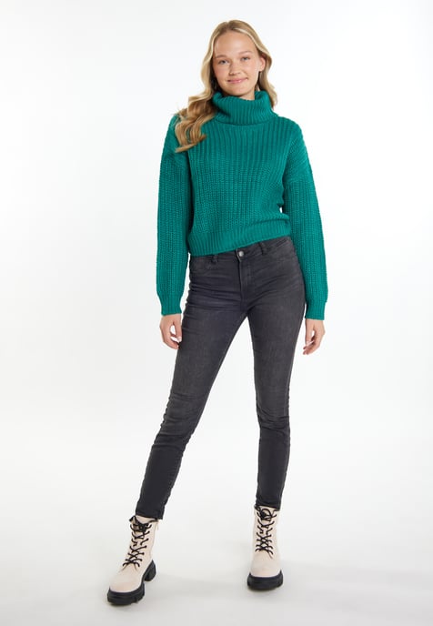 Mymo Knitted pullover women green - Image 2