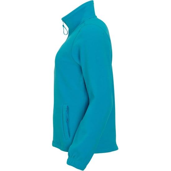 SOLS Womens/Ladies North Full Zip Fleece Jacket (Aqua) - Image 3