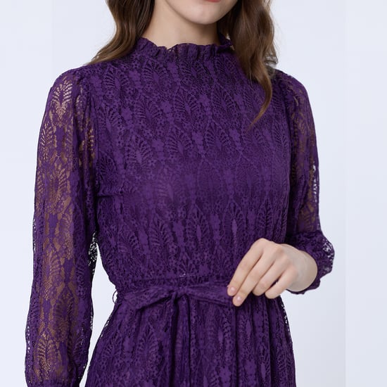 Fit-and-flare lace dress - Image 6