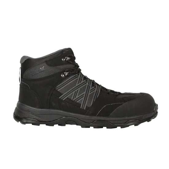 Regatta Mens Claystone Safety Boots (Black/Granite)