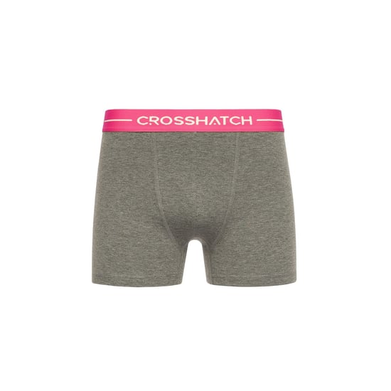 Crosshatch Mens Astral Boxer Shorts (Pack of 12) (Charcoal Marl) - Image 4
