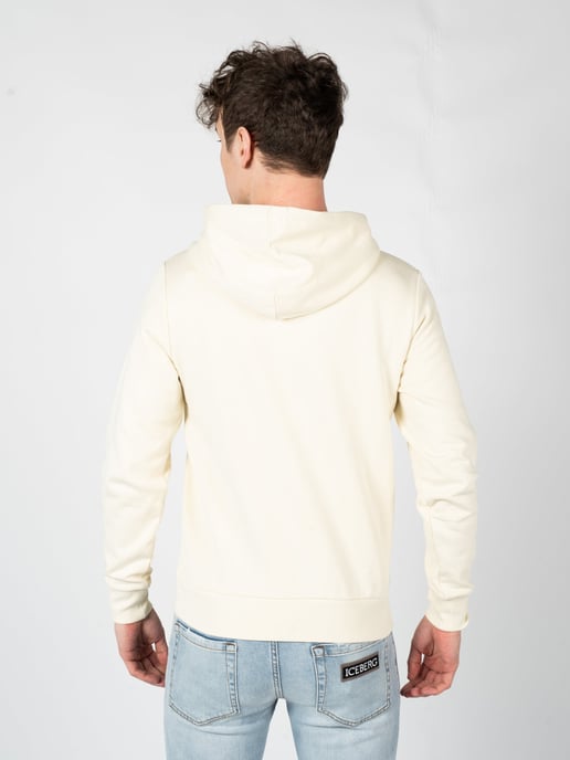 Iceberg Sudadera Hoodie del hombre beige - Image 4