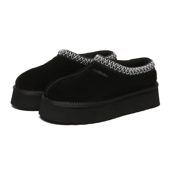 EVER AU Mujer Pantuflas De Piel - Wonga - Image 4