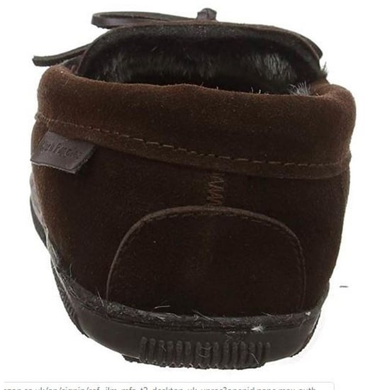 Hush Puppies Mens Ace Slip On Leather Slipper (Chocolate) - Image 5