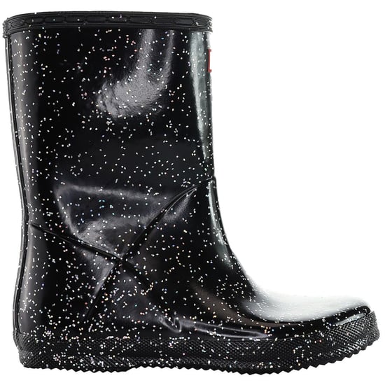 Botas de agua negras para niños Hunter Giant Glitter - Image 1