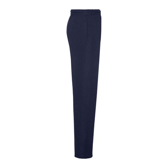 Fruit of the Loom Mens Open Hem Jogging Bottoms (Deep Navy) - Image 3