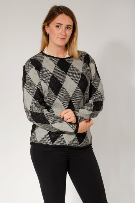 Diamond Knit Jumper