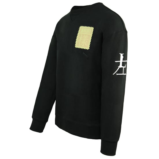 Puma x Michael Lau Long Sleeve Crew Neck Black Mens Sweatshirt 530352 01