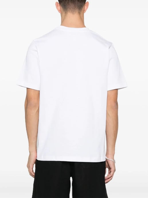 Camiseta blanca con estampado de iconos del Club de Tenis de Casablanca - Image 4