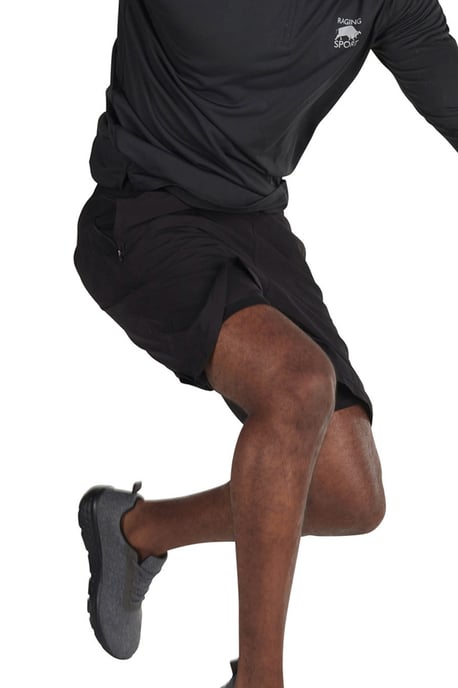Big & Tall Performance 2 in 1 Short - Black