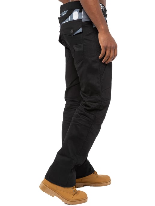 Enzo | Jeans de mezclilla negros con recubrimiento para hombre - Image 4