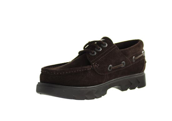 Kickers Lennon Boat Mens Dark Brown Shoes