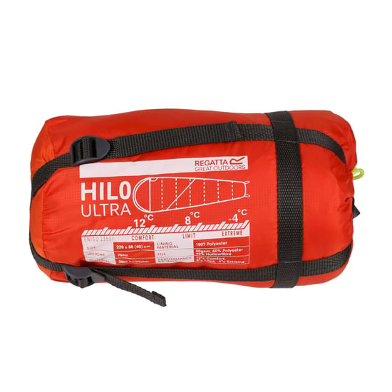 Regatta Hilo v2 750 Ultra Light Mummy Sleeping Bag (Amber Glow/Orange Fizz) - Image 1