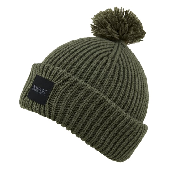 Regatta Unisex Adult Connora Pom Pom Beanie (Dark Khaki) - Image 2