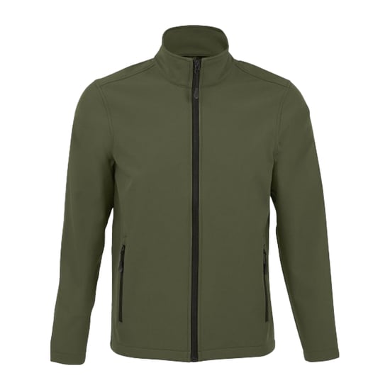 SOLS Mens Race Soft Shell Jacket (Army) - Image 1