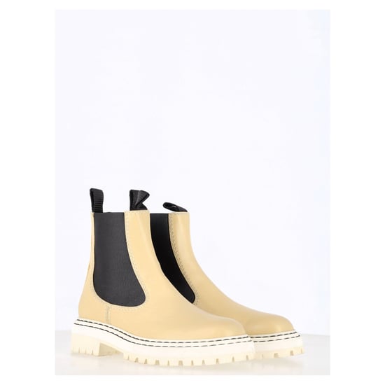Proenza Schouler Chelsea Ankle Boots in Beige Leather - Image 6