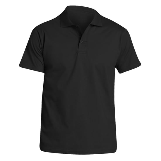 SOLS Mens Prescott Jersey Short Sleeve Polo Shirt (Deep Black) - Image 1