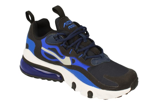 Nike Air Max 270 React Gs Navy Trainers - Image 4