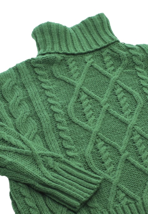 Mymo Turtleneck  pullover women green - Image 3