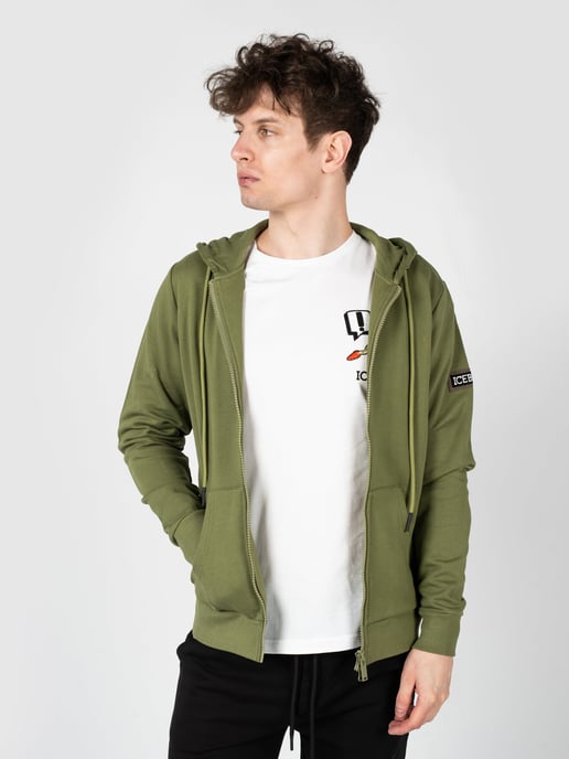 Iceberg Sudadera Hoodie del hombre verde - Image 3