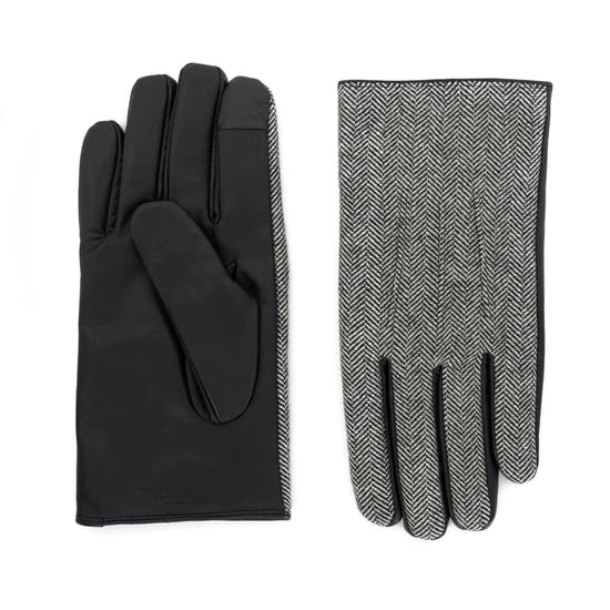 Dune Mens Otlo - Chevron Leather Gloves