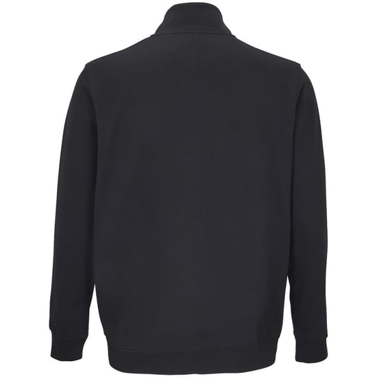 SOLS Unisex Adult Cooper Full Zip Sweat Jacket (Black) - Image 2