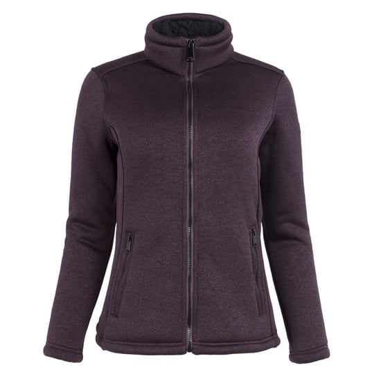 Regatta Womens/Ladies Razia II Full Zip Fleece Jacket (Deep Plum/Black) - Image 1